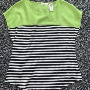 Striped Work Blouse